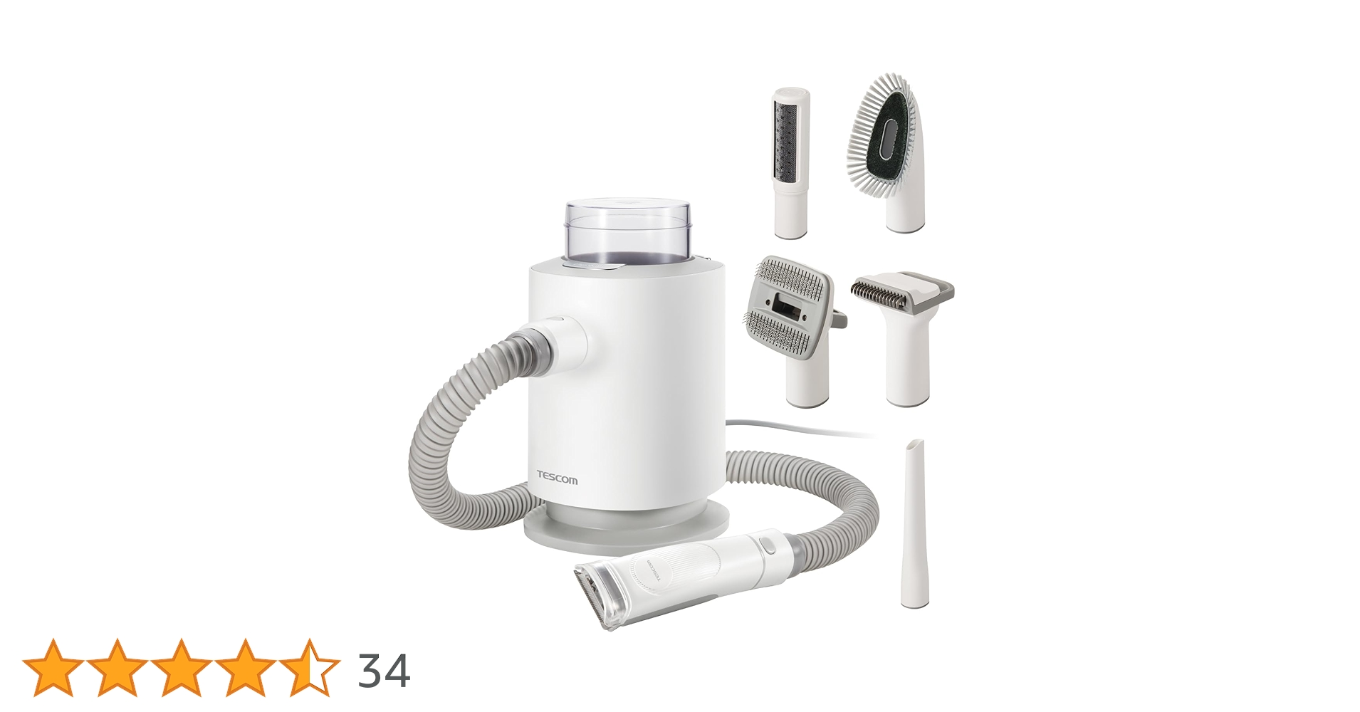 Amazon.co.jp: テスコム グルーミング掃除機 5in1 多機能ペット